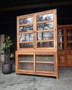 Hoge Vitrinekast | Winkelkast | Toonkast | Servieskast #2683, Niet ingevuld, 100 tot 150 cm, 200 cm of meer, Niet ingevuld