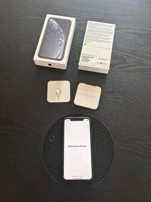 iPhone XR 64GB Zwart - Nooit Gebruikt – 100% Battery, Telecommunicatie, Mobiele telefoons | Apple iPhone, Zo goed als nieuw, 64 GB