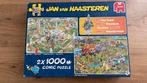 Jan van Haasteren 2x1000, Hobby en Vrije tijd, Denksport en Puzzels, Ophalen of Verzenden, Zo goed als nieuw