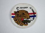 Embleem Canadian Army Trophy 1987 C-Eskadron 43 Tankbataljon, Verzamelen, Verzenden, Landmacht, Nederland, Embleem of Badge