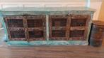 Indiase Dressoir - Uniek en Sfeervol, Ophalen, 200 cm of meer, Metaal, 25 tot 50 cm