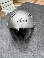 Motorhelm ARAI Open Face, Zilver - Maat: M, Ophalen of Verzenden, Tweedehands, Jethelm, Overige merken