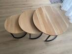 Set van drie salontafels, Ophalen, Gebruikt, 50 tot 100 cm, Rond