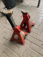 Zware assteunen tot 3 ton in goede staat ., Auto diversen, Krikken, Ophalen, Zo goed als nieuw, Garagekrik