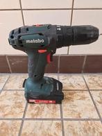 metabo boormachine 18v, Doe-het-zelf en Verbouw, Gereedschap | Boormachines, Ophalen of Verzenden, Gebruikt, 600 watt of meer