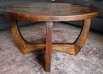 Salontafel van mango hout, Huis en Inrichting, Tafels | Salontafels, Ophalen, 50 tot 100 cm, Rond, 50 tot 100 cm