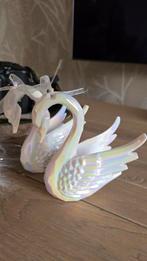 Decoratieve Zwanen Beelden - Set van 2, Diversen, Kerst, Ophalen of Verzenden, Zo goed als nieuw