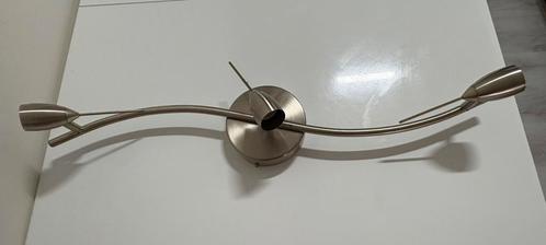 Moderne plafondlamp / wandlamp met eigen lampen, Huis en Inrichting, Lampen | Plafondlampen, Gebruikt, Metaal, Ophalen