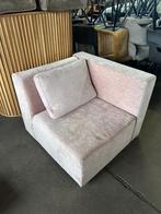 hoekbank element/ fauteuil roze outlet korting, Ophalen, Kunststof, Gebruikt, Eenpersoons