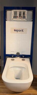 inbouwreservoir met hangend toilet, Ophalen, Gebruikt, Toilet