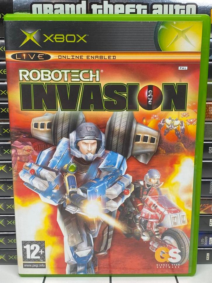 Robotech Invasion – OG Xbox Original Classic Game - Compleet, Spelcomputers en Games, Games | Xbox Original, Zo goed als nieuw