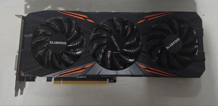 Gigabyte GTX 1080 – werkt nog helemaal goed, Computers en Software, Videokaarten, Zo goed als nieuw, AMD, GDDR5, HDMI, DisplayPort