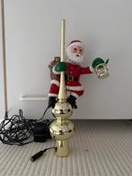 Bewegende kerstman piek met verlichting, Diversen, Ophalen of Verzenden, Zo goed als nieuw