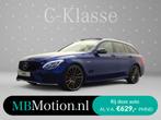 Mercedes-Benz C-Klasse Estate 43 AMG 410pk Night Ed Aut- Pan, Auto's, Gebruikt, Zwart, Blauw, 2996 cc
