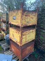 Stalen stapelbakken, Doe-het-zelf en Verbouw, Kratten en Dozen, Ophalen, 60 cm of meer, 50 cm of meer
