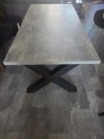 Eettafel betonlook, Huis en Inrichting, Tafels | Eettafels, Ophalen, Gebruikt, Betonlook, 50 tot 100 cm