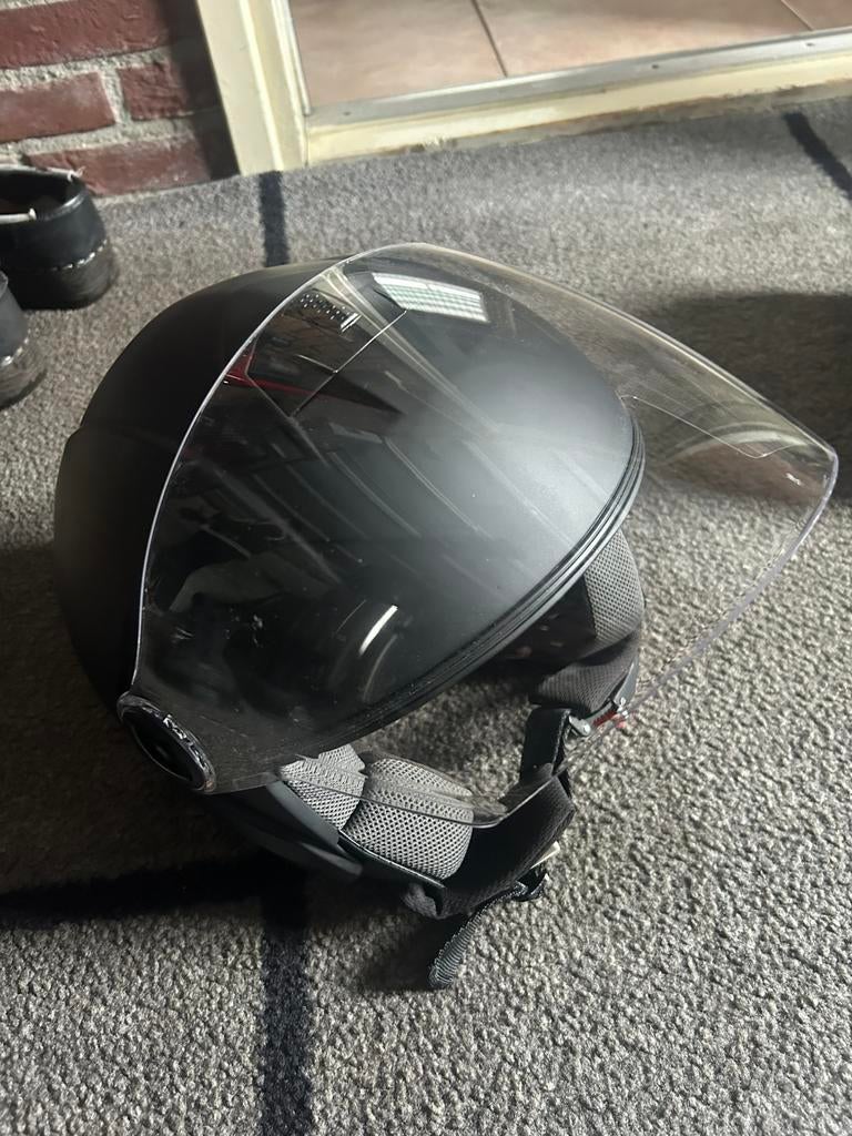 Scooterhelm, Fietsen en Brommers, Ophalen of Verzenden, Zo goed als nieuw, Small