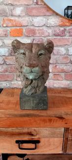 Grote 34cm Leeuw Buste Beeld🌹NIEUW🌹, Ophalen of Verzenden, Nieuw, Dier