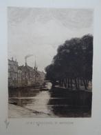 ets N.Z. Voorburgwal te Amsterdam J. H. Wijsmuller 1888, Antiek en Kunst, Verzenden