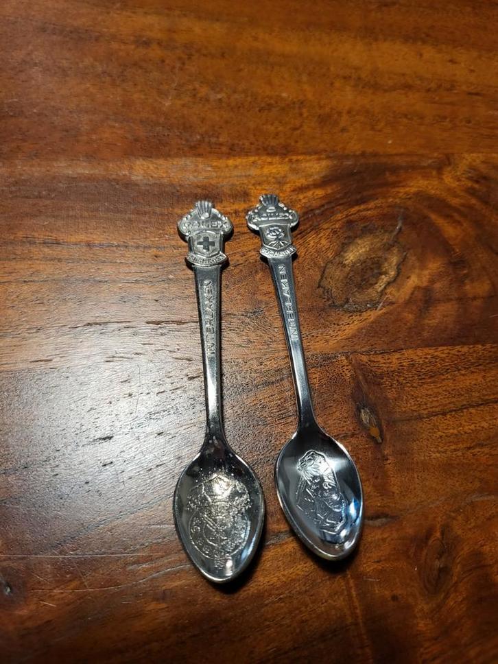 Twee Rolex Bucherer Lepeltjes, Antiek en Kunst, Antiek | Bestek, Ophalen of Verzenden