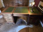 Klassiek Engels partnerbureau incl. Chesterfield bureaustoel, Huis en Inrichting, Ophalen, Gebruikt, Bureau