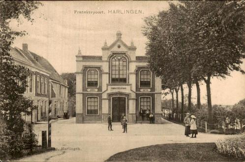 Franekerpoort in Harlingen, 1872, Verzamelen, Ansichtkaarten | Nederland, Gelopen, Friesland, 1940 tot 1960, Ophalen of Verzenden
