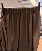 Gordijn, bruin, Ophalen of Verzenden, Zo goed als nieuw, Bruin