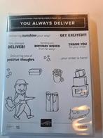 Stampin up stempels: you always deliver, Ophalen of Verzenden, Zo goed als nieuw