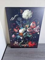 Tafereel bloemen landelijke stijl oude meesters, Minder dan 50 cm, 50 tot 75 cm, Ophalen of Verzenden, Zo goed als nieuw