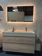Badmeubel 120 cm met keramische wasbak ZAND!, Huis en Inrichting, Badkamer | Badkamermeubels, Ophalen, 100 tot 150 cm, Nieuw, Minder dan 100 cm