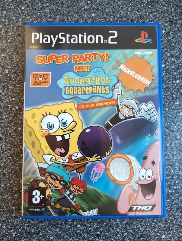 Super Party met SpongeBob Squarepants en zijn vrienden, Avontuur en Actie, Verzenden, 1 speler, Zo goed als nieuw