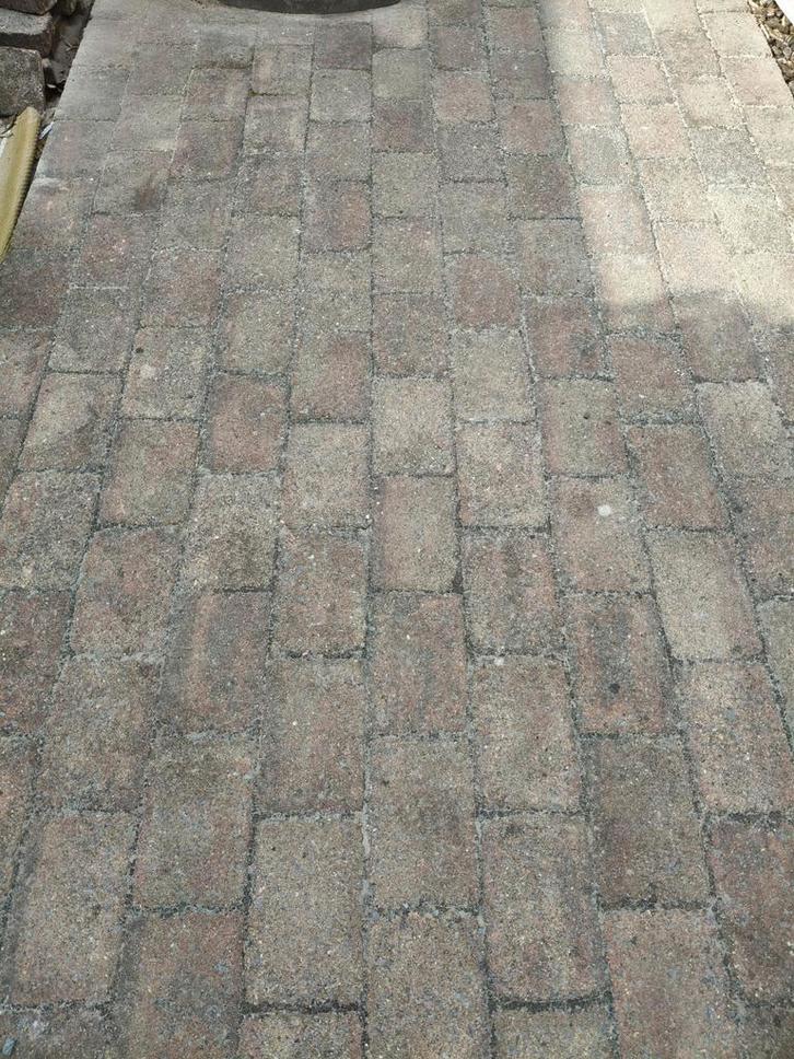 Gratis terras stenen, Tuin en Terras, Tegels en Klinkers, Gebruikt, Klinkers, Beton, 10 m² of meer, Ophalen of Verzenden