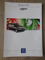 Autofolder Peugeot 205 Color Line   Folder is nieuw uit 1993, Ophalen of Verzenden, Nieuw, Peugeot