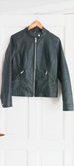 Mooi "biker" jasje, donkergroen, maat XL, valt als L, Kleding | Dames, Ophalen of Verzenden, Zo goed als nieuw, Maat 42/44 (L)