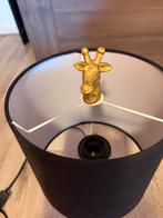 Giraffe lamp met zwarte kap, Huis en Inrichting, Lampen | Tafellampen, Ophalen, Minder dan 50 cm