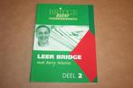 Boek - Leer Bridge met Berry Westra - Deel 2, Ophalen of Verzenden, Zo goed als nieuw