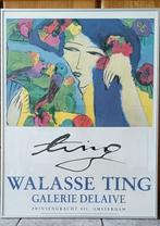 Walasse Ting kunst poster Galerie DELAIVE met lijst., Antiek en Kunst, Ophalen of Verzenden