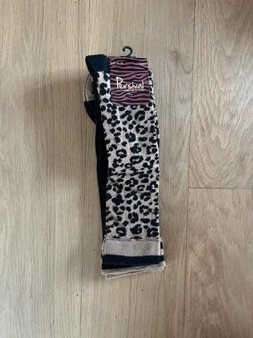 Kniekousen sokken meisje panter maat 31-34 nieuw met kaartje beschikbaar voor biedingen