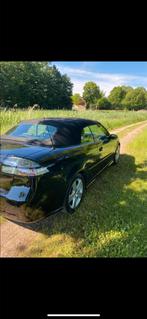 Saab 9-3 1.8 T 110KW Cabrio AUT 2008 Zwart, Auto's, Saab, 1998 cc, 4 cilinders, Cabriolet, 4 stoelen