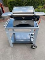 Boretti gas bbq tafelmodel met kar en hoes, Ophalen, Gebruikt