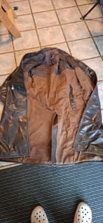 Zware leren scooterjas, Kleding | Heren, Overige Herenkleding, Ophalen of Verzenden, Gedragen
