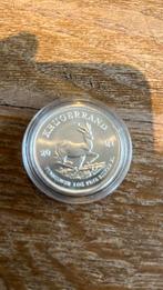 Zilveren krugerrand 2021 one ounce fine silver, Ophalen of Verzenden, Zilver