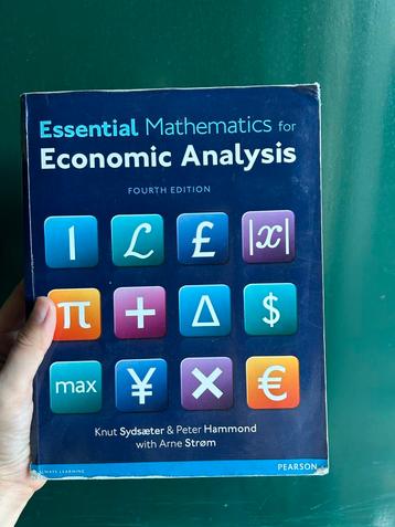 Essential Mathematics for Economic Analysis beschikbaar voor biedingen