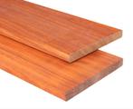 Padouk ( padoek ) 24 x190 mm afgeronde hoeken, Ophalen, Nieuw, Hout