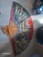 Grote handgemaakte waaier uit Thailand - 150cm, Huis en Inrichting, Woonaccessoires | Wanddecoraties, Ophalen of Verzenden, Zo goed als nieuw