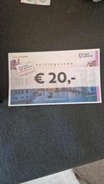 Hotelbon twv 20 euro, Twee personen, 1 overnachting