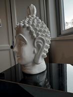 Keramiek Boeddha Hoofd - Decoratief Beeld, Ophalen of Verzenden, Zo goed als nieuw