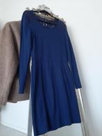 Donkerblauwe jurk van Esprit met kanten details bij schouder, Kleding | Dames, Jurken, EDC, Blauw, Maat 38/40 (M), Onder de knie