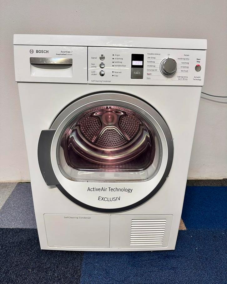 Bosch Avantixx 7 Warmtepompdroger 7 kg A+ class, Witgoed en Apparatuur, Wasdrogers, Zo goed als nieuw, Overige typen, Voorlader