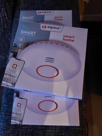 Nieuwe 3x Alpina Smart Home Rookmelder beschikbaar voor biedingen